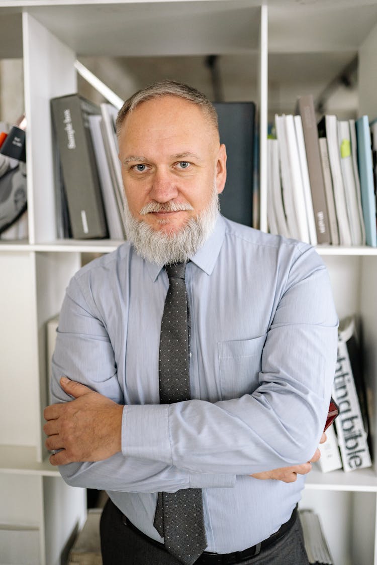 Man In Shirt With Tie