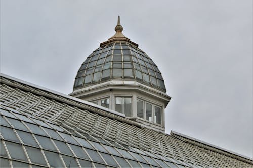 Free A Building with a Glass Dome Roofing Stock Photo