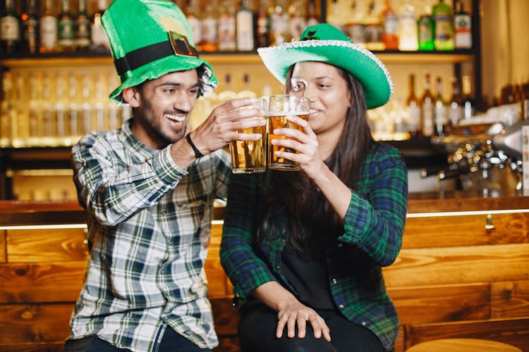 Couple Drinking Beer