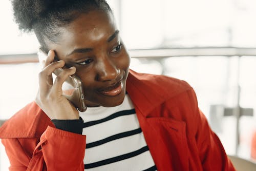 A Young Woman on her Cellphone