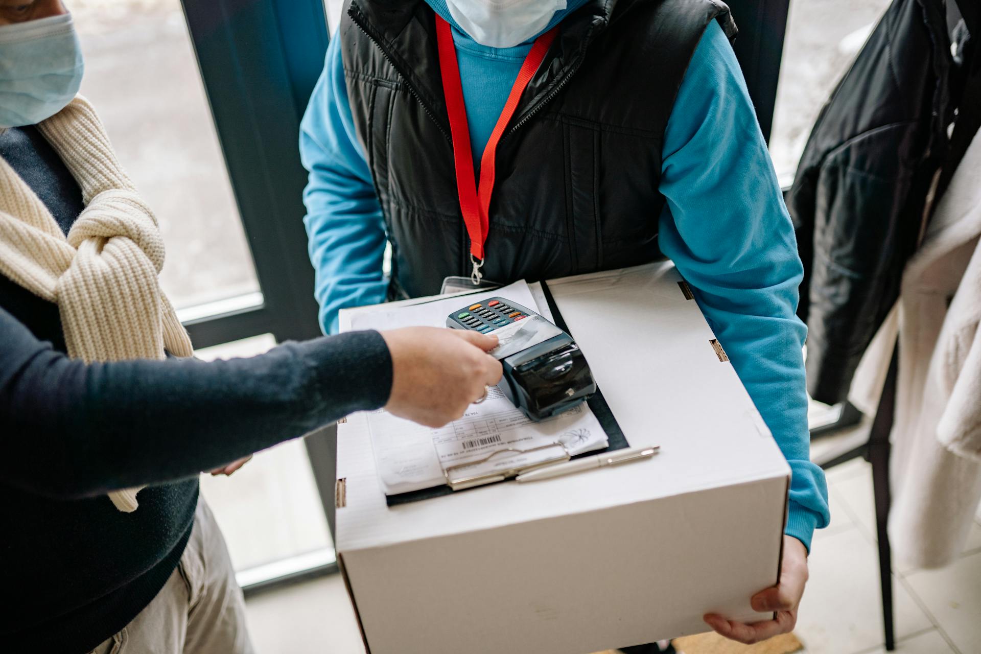 Customer Paying with a Credit Card