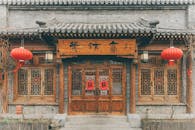 Closed Entrance to Buddhist Temple