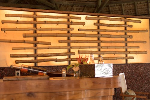 Free stock photo of bamboo, bar counter, bar decor