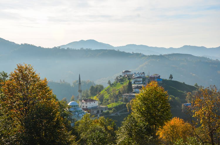 Aerial Shot Of Trabzon, Turkey 