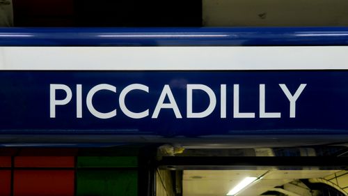 Free stock photo of blue, central london, font Stock Photo