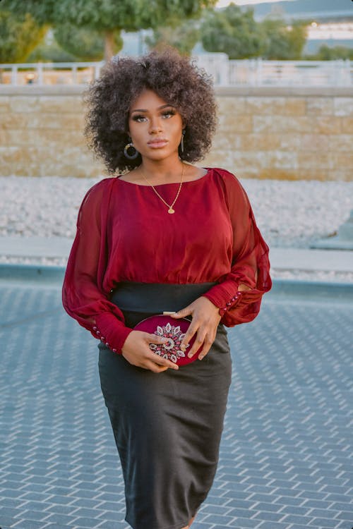 Gratis stockfoto met afro, Afro-Amerikaanse vrouw, charmant