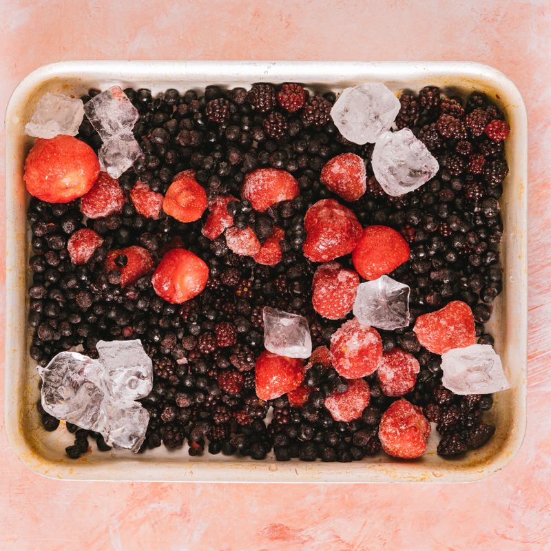 Virgin Sangria with Mixed Berries