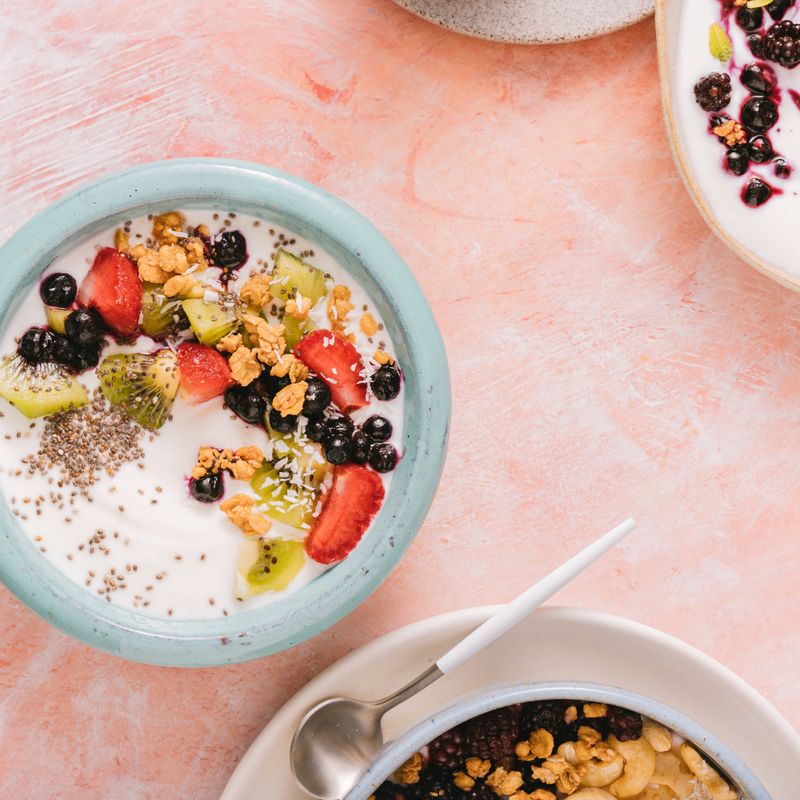 Cilantro Lime Yogurt with Toasted Pumpkin Seed Granola