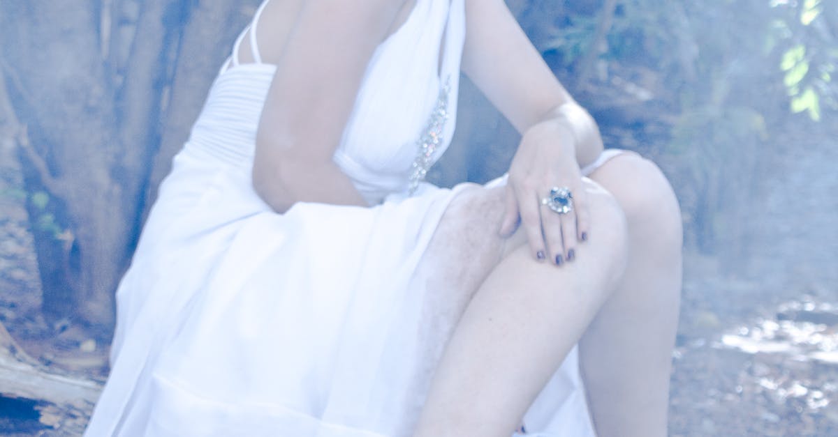 Female Wearing White Dress Photography