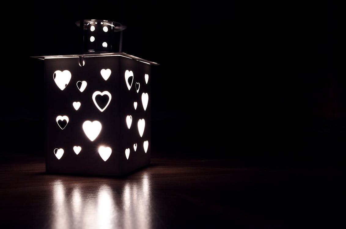 Free Gray Candle Lantern Stock Photo