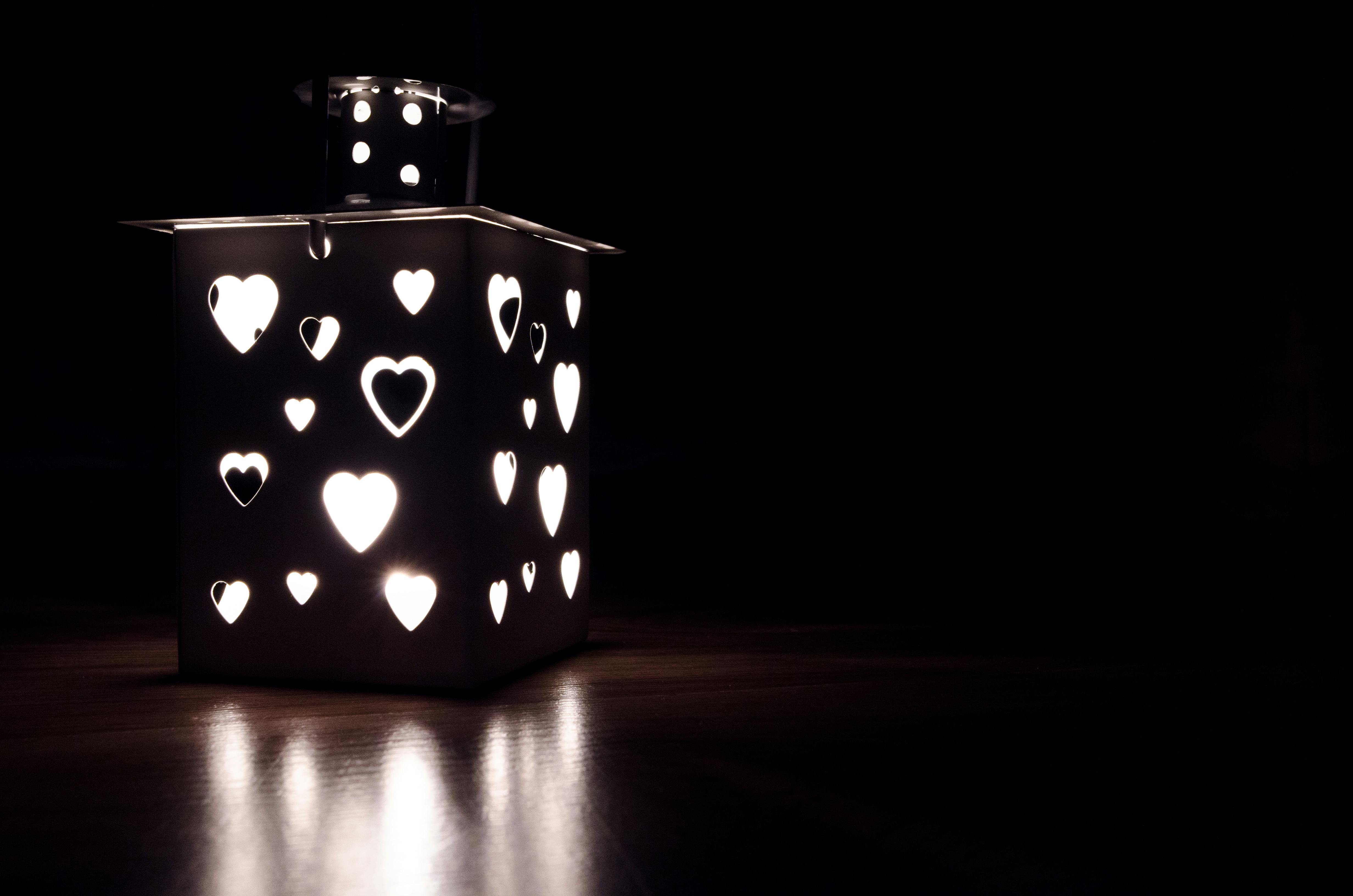 Lantern Stock Photo - Download Image Now - Heart Shape, Candle