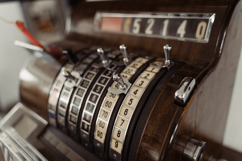 Slatwall panels installed in a mall store retail display
