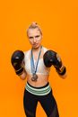 A Boxer With Medals