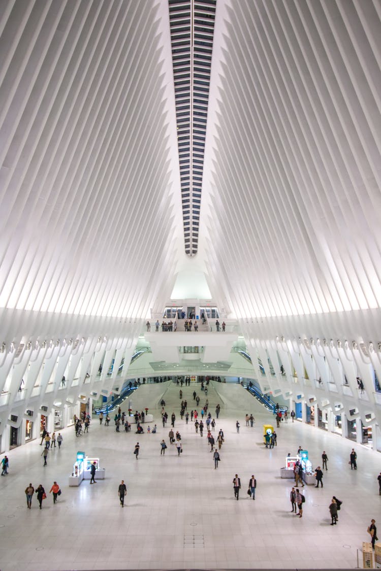 People Inside The World Trade Center Station