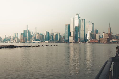 City Buildings Beside an Ocean