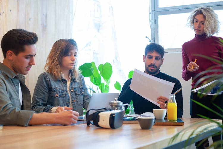 Business People In A Meeting