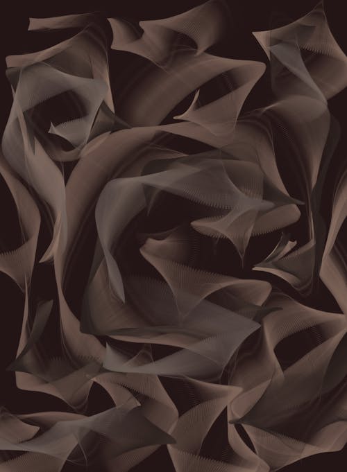 Abstract Image over Black Surface