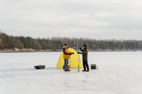 Základová fotografie zdarma na téma jezero, rybář, rybaření