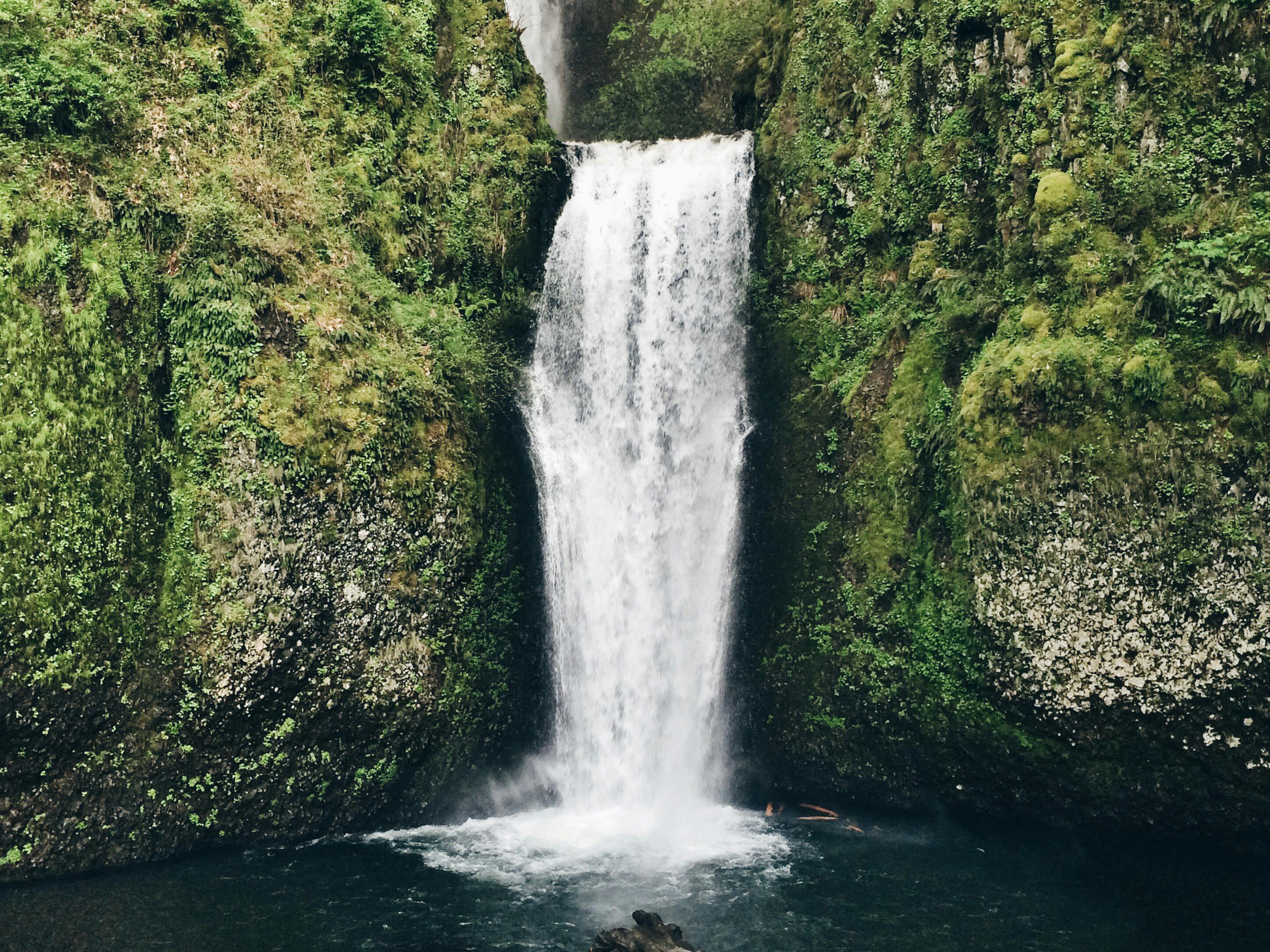 landscape-photography-of-waterfall-free-stock-photo