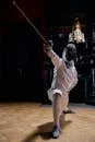 Person In Fencing Gears