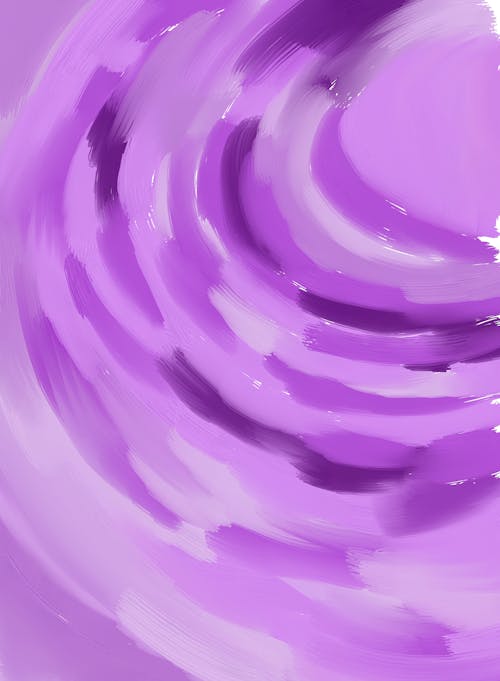 Purple Oil Painting