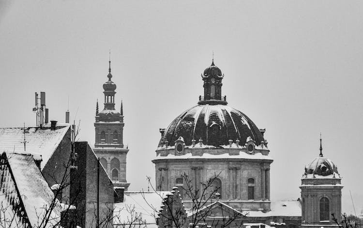 Dome And Towers Of Churches