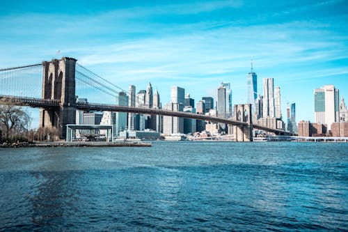 Безкоштовне стокове фото на тему «архітектура, блакитне небо, Бруклінський міст» стокове фото