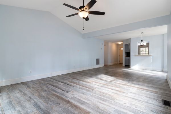 Empty clean living room