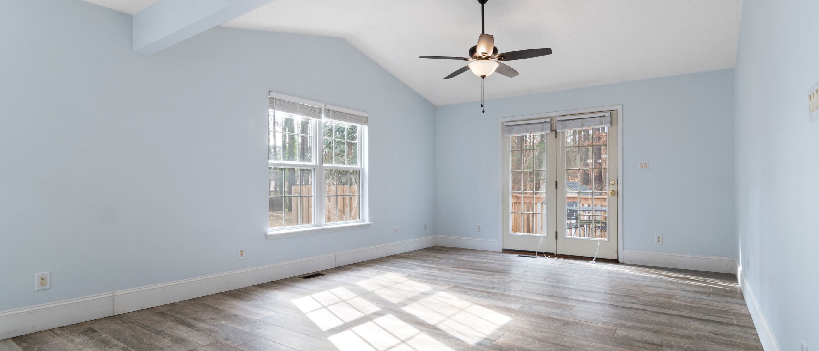 Plastering and Skimming in Bedford Park — careful masking before painting begins