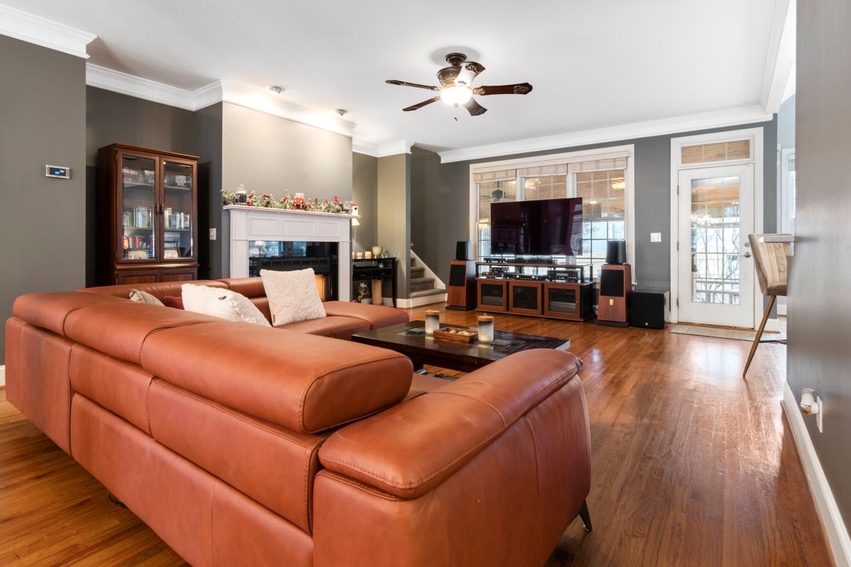 Brown leather living room sofa — confirm hide grade in writing before ordering