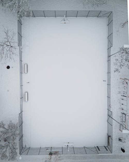 Immagine gratuita di campo da basket, coperto di neve, fotografia aerea