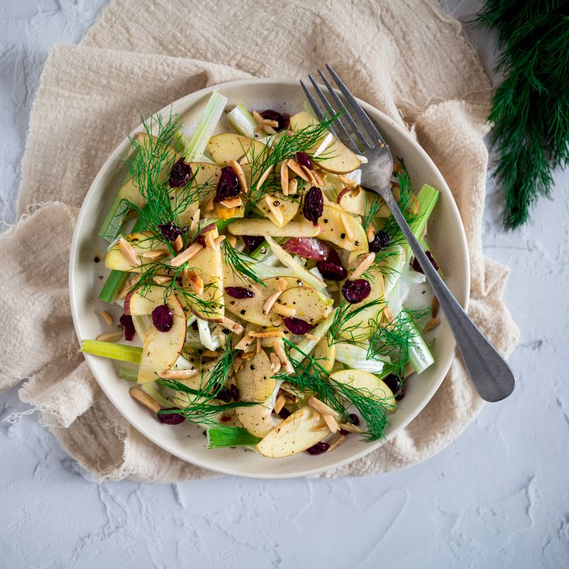 Roasted Fennel and Orange Bulgur Salad with Toasted Almonds