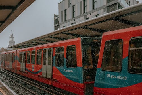 Passenger Train on Station