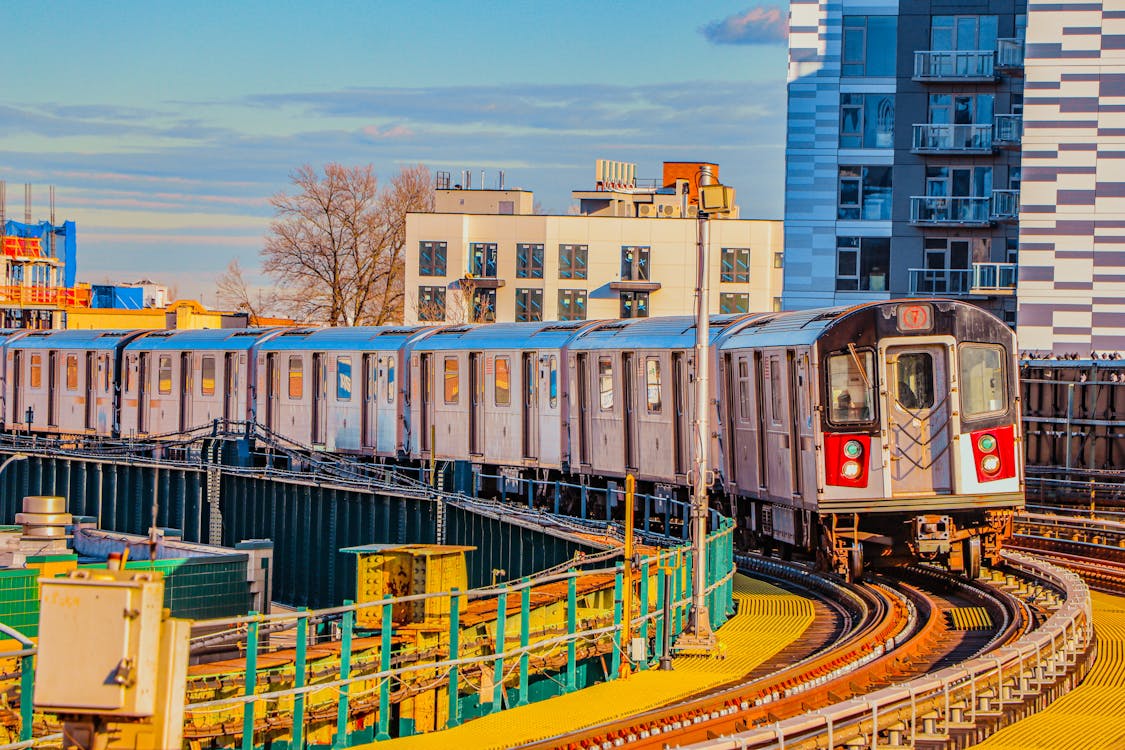 Moving Train during Daytime 