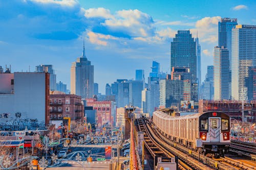 Kostenloses Stock Foto zu eisenbahn, gebäude, new york