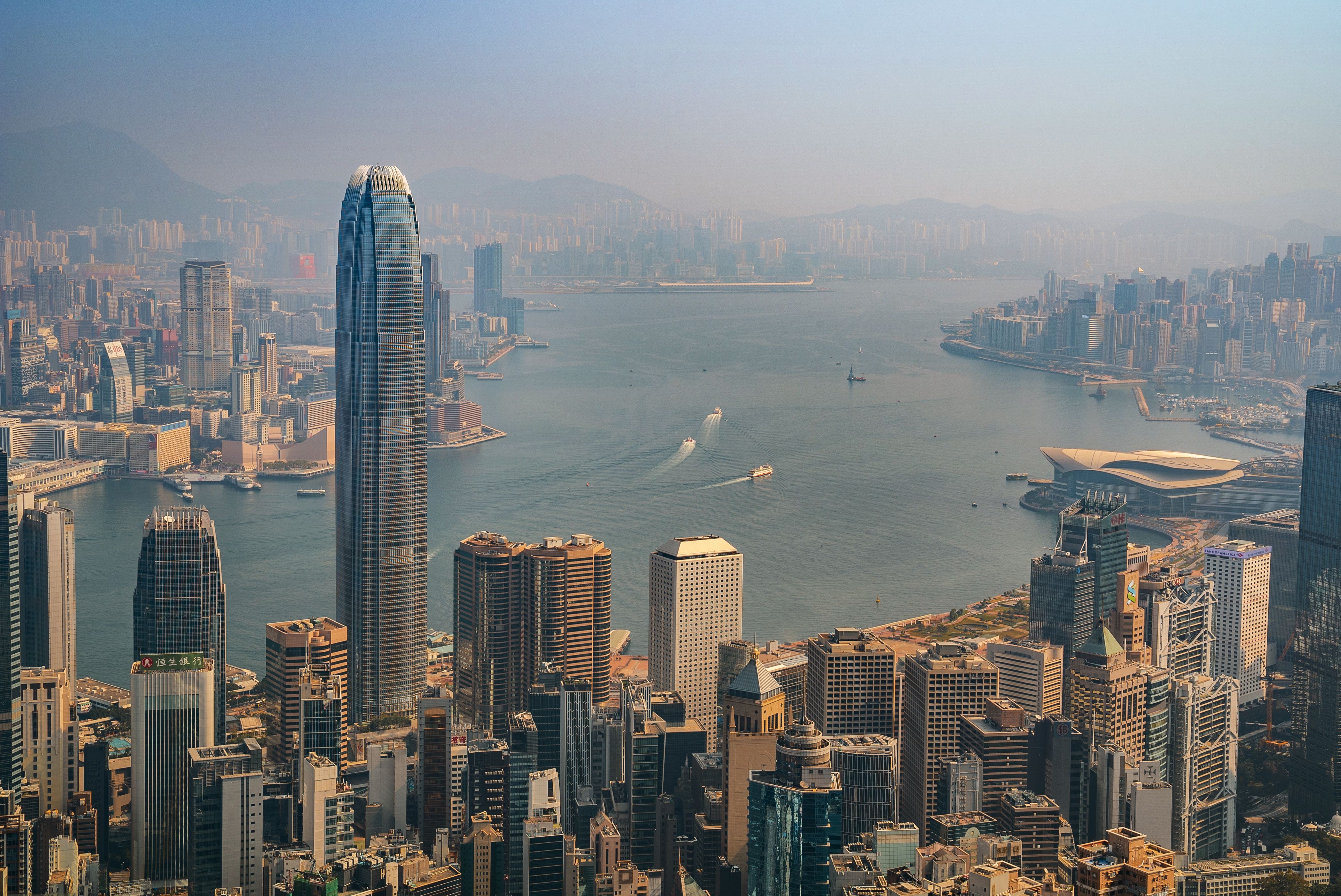 Hong Kong Victoria Harbour skyline