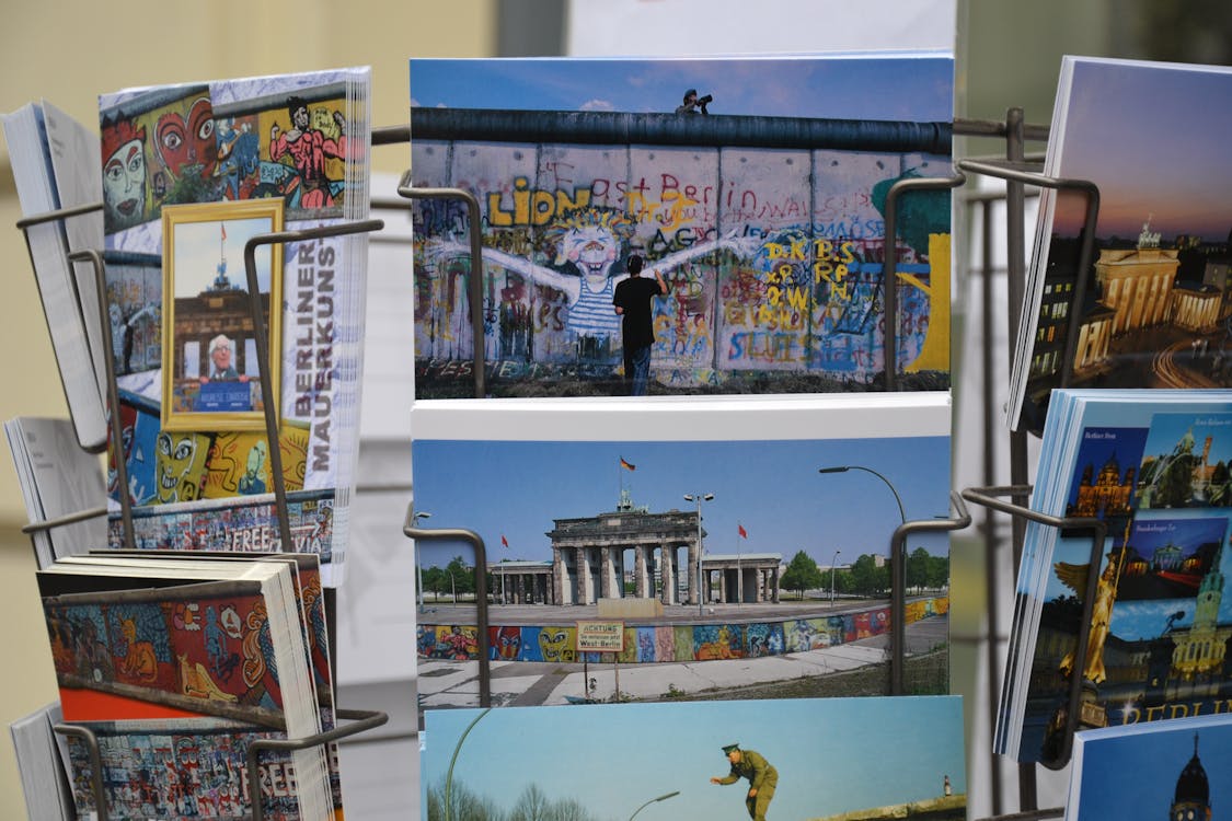 Free stock photo of berlin, cards, postcards