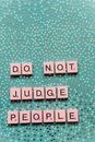 Inspirational Life Quote Using Scrabble Tiles