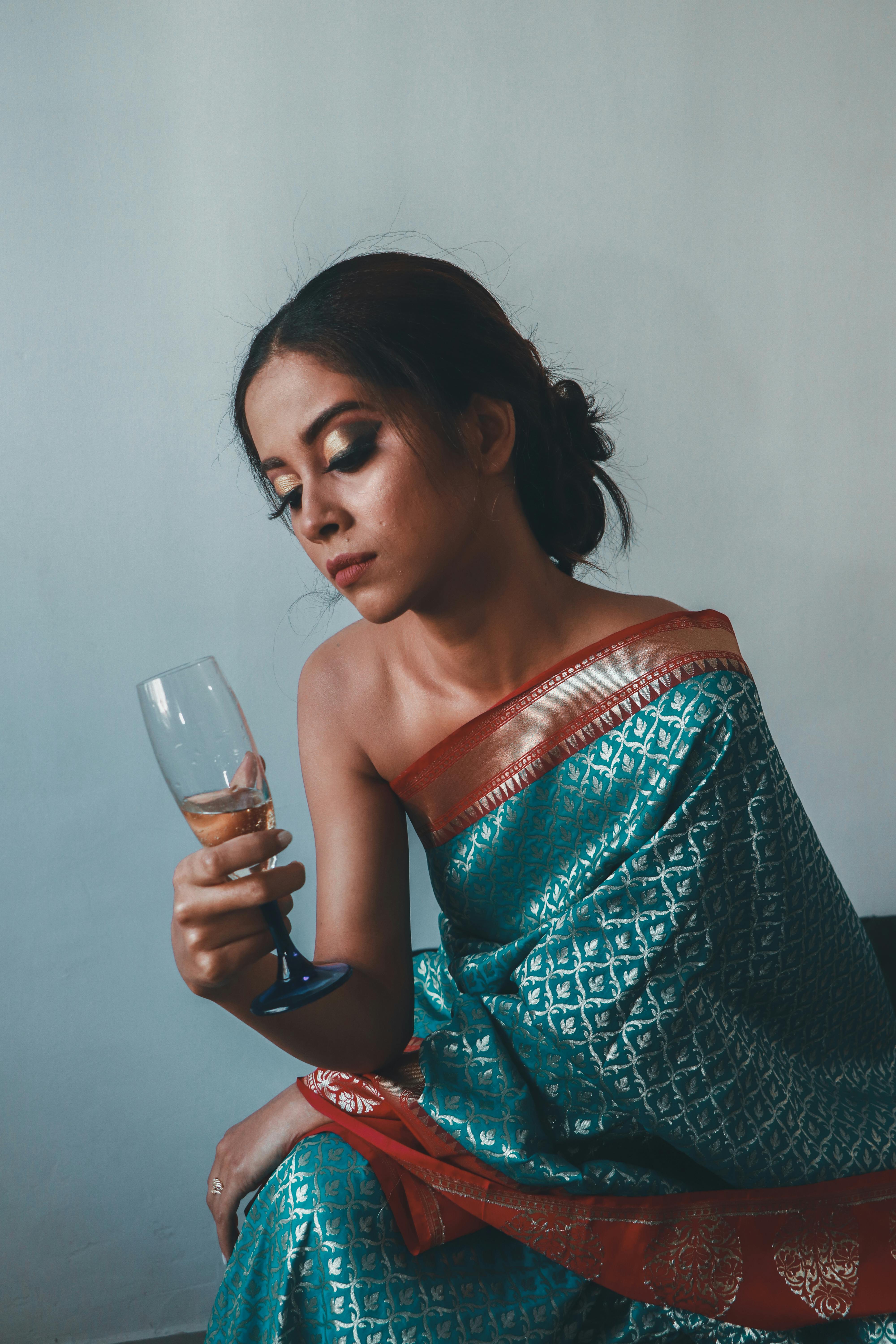 Detail of a saree pallu