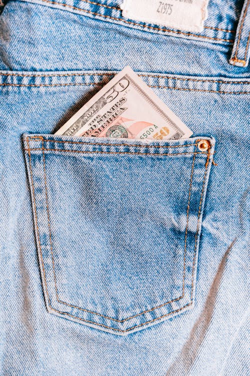 คลังภาพถ่ายฟรี ของ กระเป๋าเสื้อ, ค่ากระดาษ, ดอลลาร์สหรัฐ