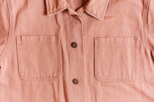 Free Close Up Photo of a Button Up Shirt Stock Photo