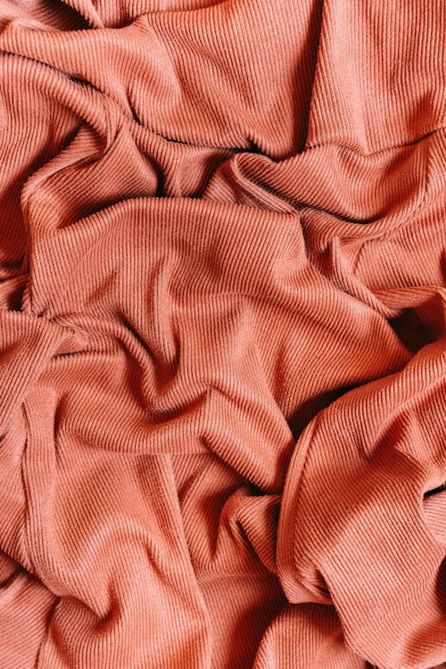 Free Orange Striped Textile Stock Photo