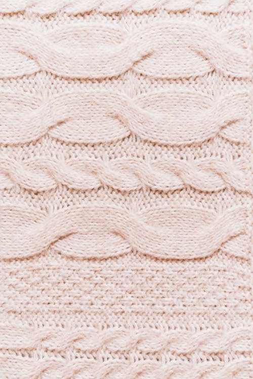 Knitted Fabric in Close Up Photography