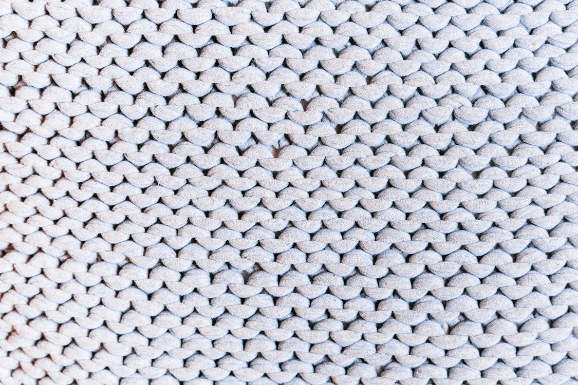 Closeup of White Fabric Texture