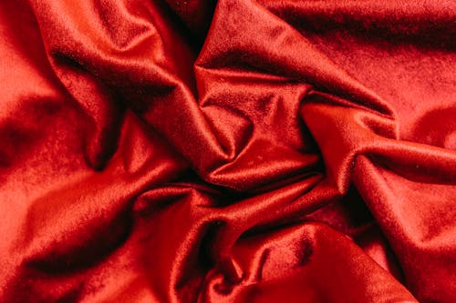 Free Photo of Red Fabric Stock Photo