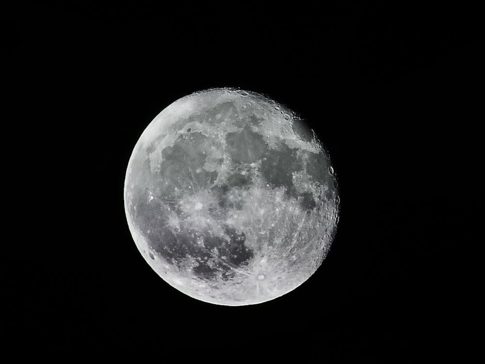 満月のイラスト 無料の写真素材