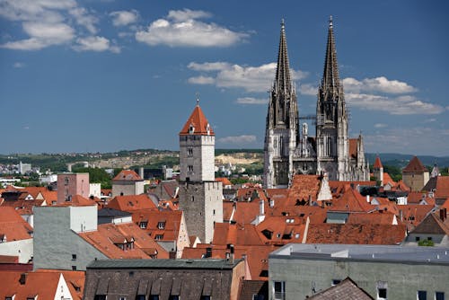 regensburg, 고딕 스타일, 교회의 무료 스톡 사진