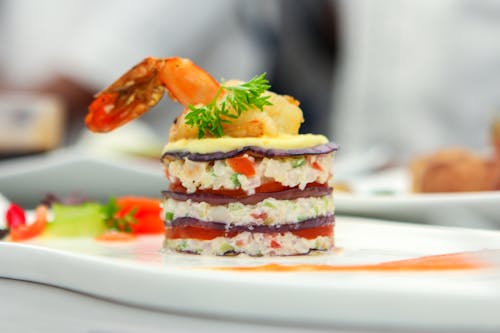 Delicious Shrimp Sushi in Close-up Shot