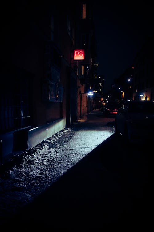 夜间, 巷弄, 晚間 的 免费素材图片