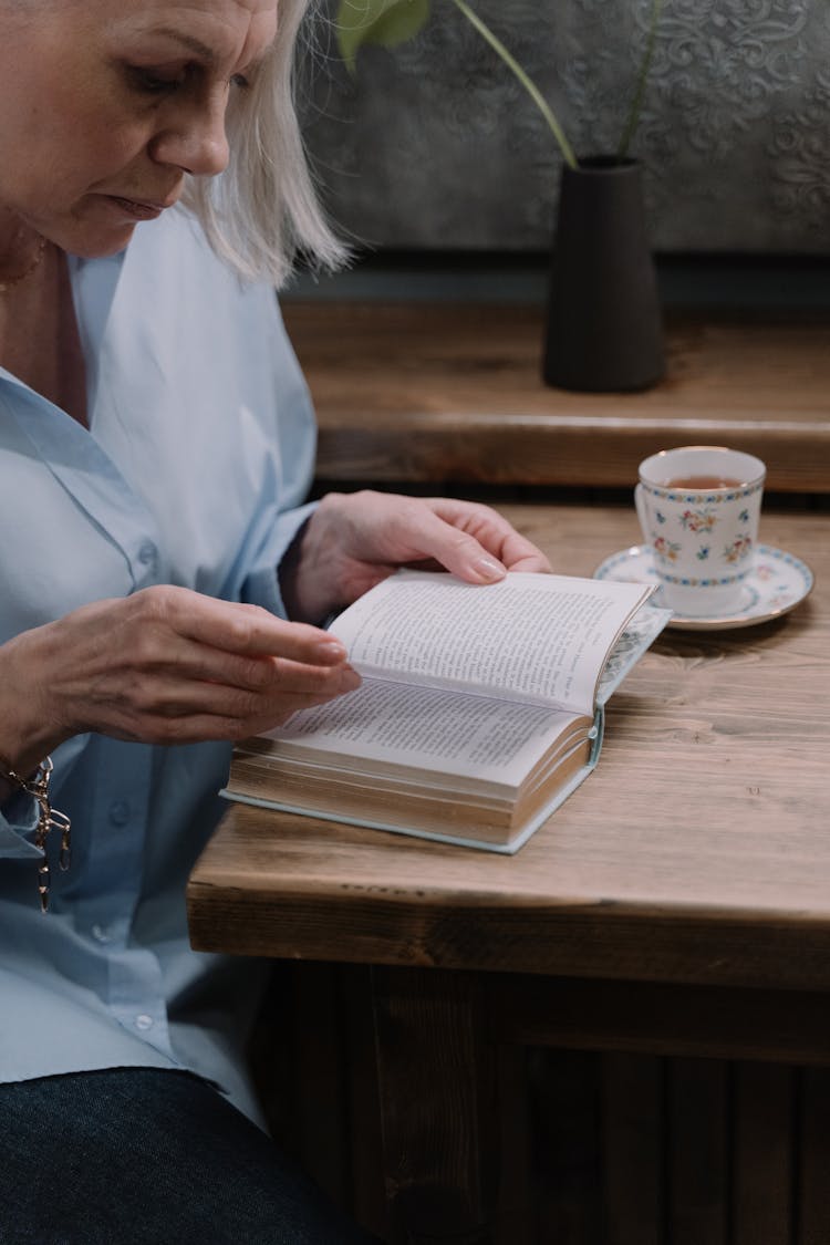 A Woman Reading A Book 